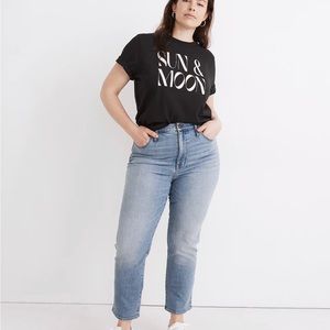 Madewell Slim Demi-Boot Jeans in Denis Wash